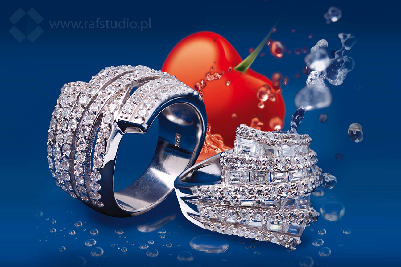 zdjęcie reklamowe biżuterii
