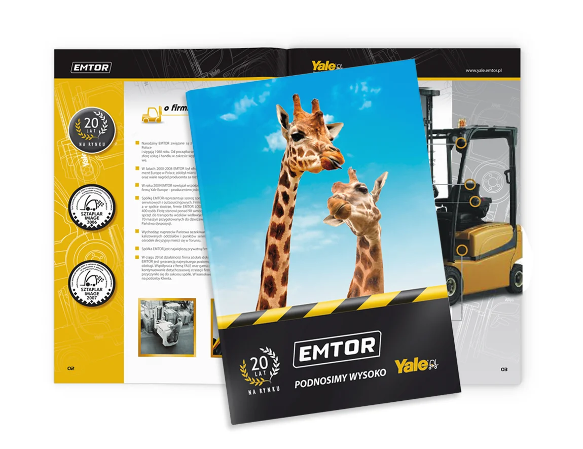 Katalog na XX lecie firmy Emtor